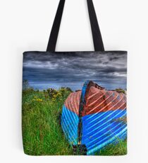 Holy Island Upsidedown Boat Tote Bag