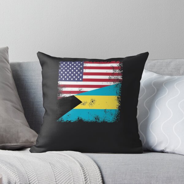 Item preview, Half Bahamian Flag Design | Vintage Bahamas USA Gift designed and sold by melsens.