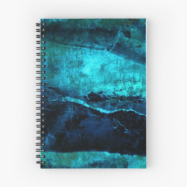 Item preview, Beneath - Abstract in navy blue and turquoise designed and sold by WesternExposure.