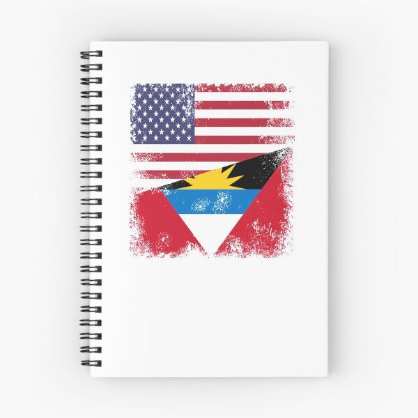 Item preview, Half Antiguan & Barbudan Flag Design | Vintage USA Gift designed and sold by melsens.