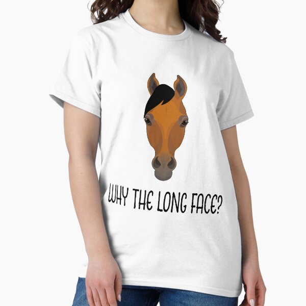 Artikel-Vorschau von Warum der lange Gesichts-Pferdeliebhaber lustiges Meme Witz-T-Shirt, designt und verkauft von funnytshirtemp.