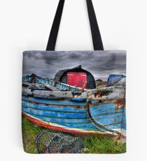 Worn Old Boat Tote Bag