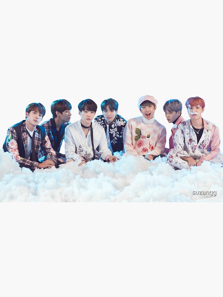 bts wings photoshoot ot7 aesthetic cute cloud