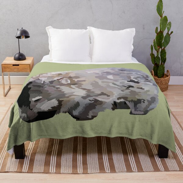 Item preview, Wombat Geometric Art Low Poly designed and sold by Wendy Steinberg Artist.