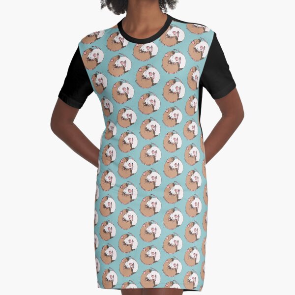 Cuddling Rats Siamese and Burmese Graphic T-Shirt Dress