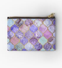 Bolso de mano Patrón decorativo de azulejos marroquíes de Royal Purple, Mauve & Indigo