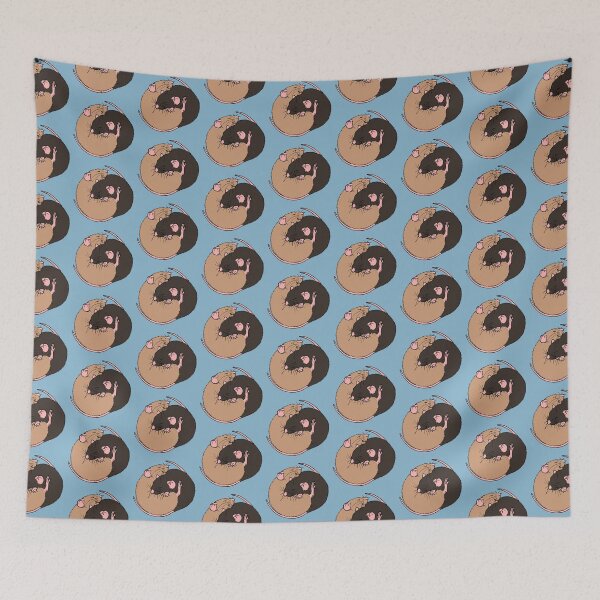 Item preview, Cuddling Rats Agouti and Black designed and sold by Holly Wells . Sweet Illustrations.