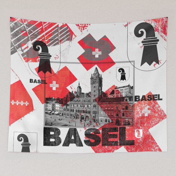 Item preview, Basel town hall with historical architecture designed and sold by Mauswohn.