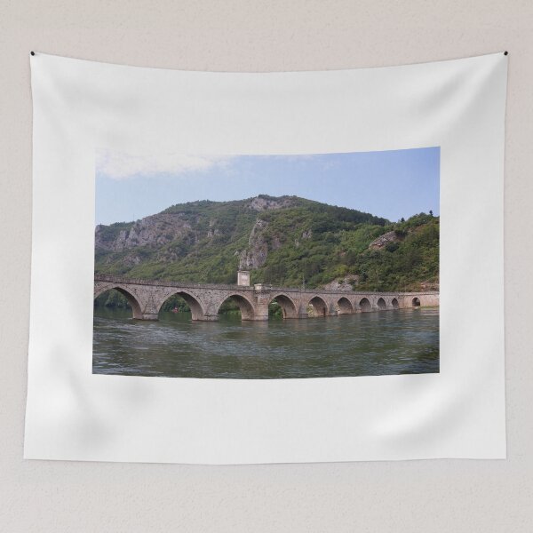 Item preview, old stone bridge Visegrad Bosnia landmark designed and sold by goceris.