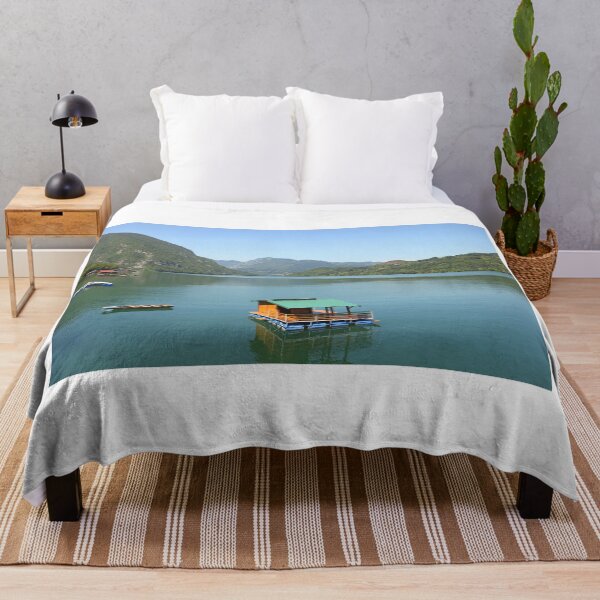 Item preview, Small wooden house floating on Drina river Serbia designed and sold by goceris.