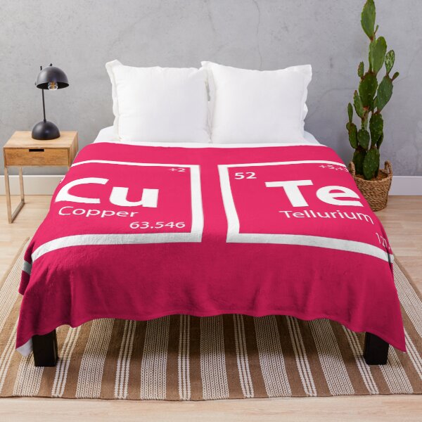 Item preview, Cute (Cu-Te) Periodic Table designed and sold by Texterns.