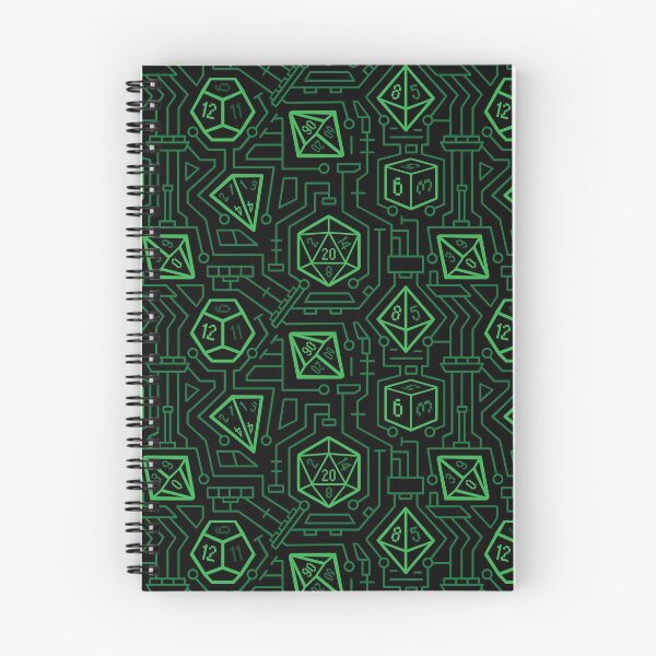 Item preview, Patrón Tech D20 [Verde] designed and sold by MaratusFunk.