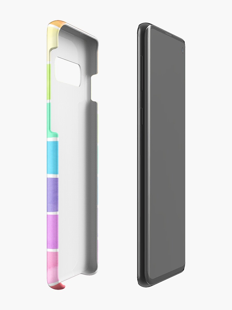 Alternate view of Summer Sorbet Rainbow Stripes Case & Skin for Samsung Galaxy