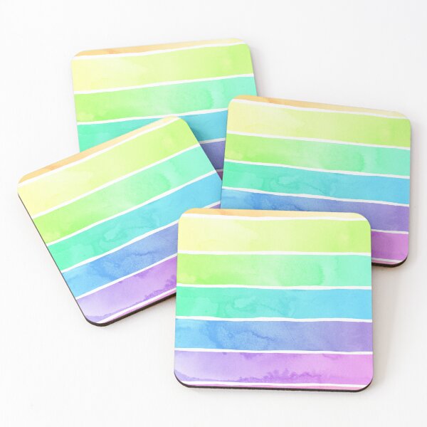 Item preview, Summer Sorbet Rainbow Stripes designed and sold by micklyn.
