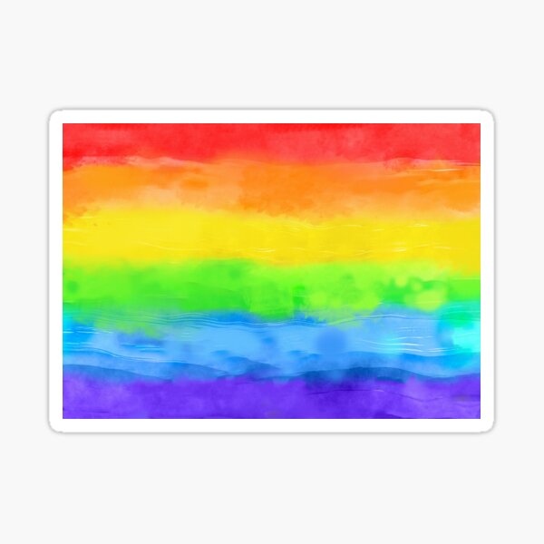 Lgbt Parade Flag Gay Pride Symbol Sticker For Sale By Radvas Redbubble