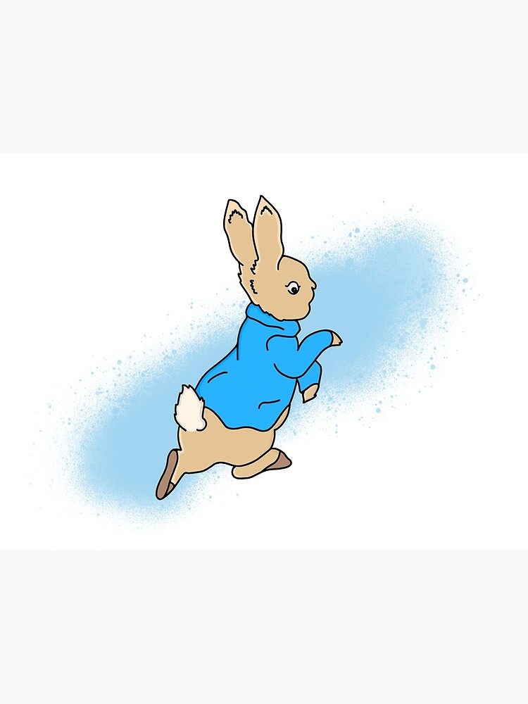 "Blue Peter Rabbit spray paint design" Poster for Sale by kaf1 Redbubble