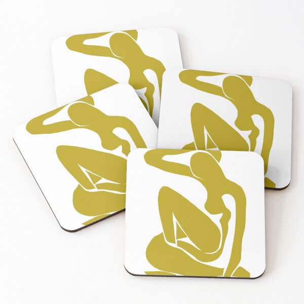 Item preview, Matisse Cut Out Figure #1 Mustard Yellow designed and sold by ShaMiLaB.