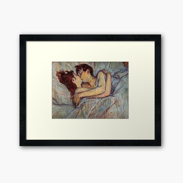 Aperçu de l'œuvre Au lit le baiser créée et vendue par PowBowie.
