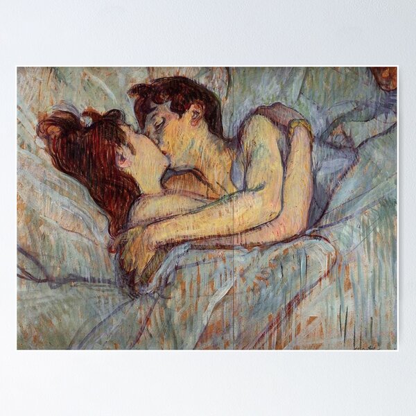 Item preview, Au lit le baiser designed and sold by PowBowie.