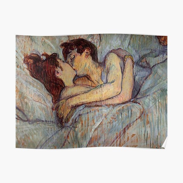 In bed the kiss Poster