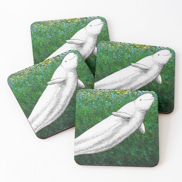Item preview, Beluga whale in the ocean designed and sold by chloeyzoard.