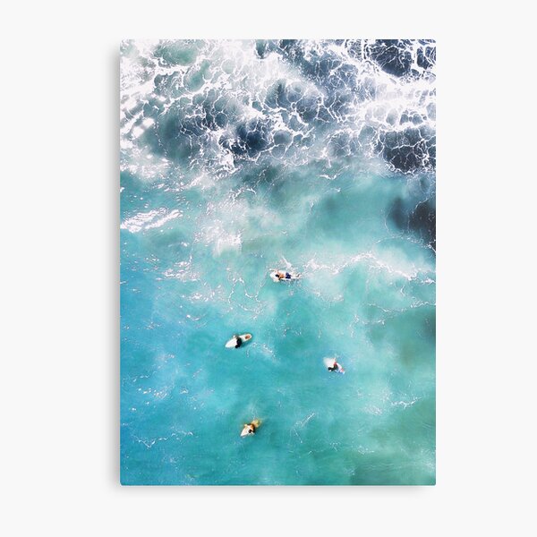 Aerial Ocean Photography Metal Print