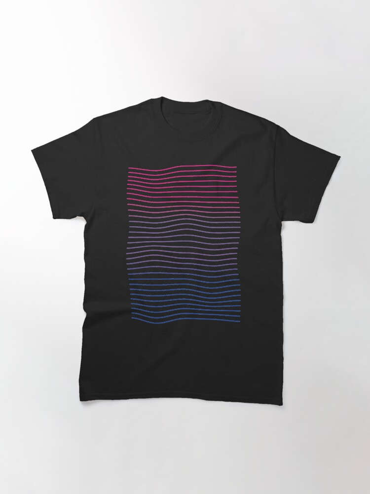 Vista alternativa de Camiseta clásica Orgullo bisexual