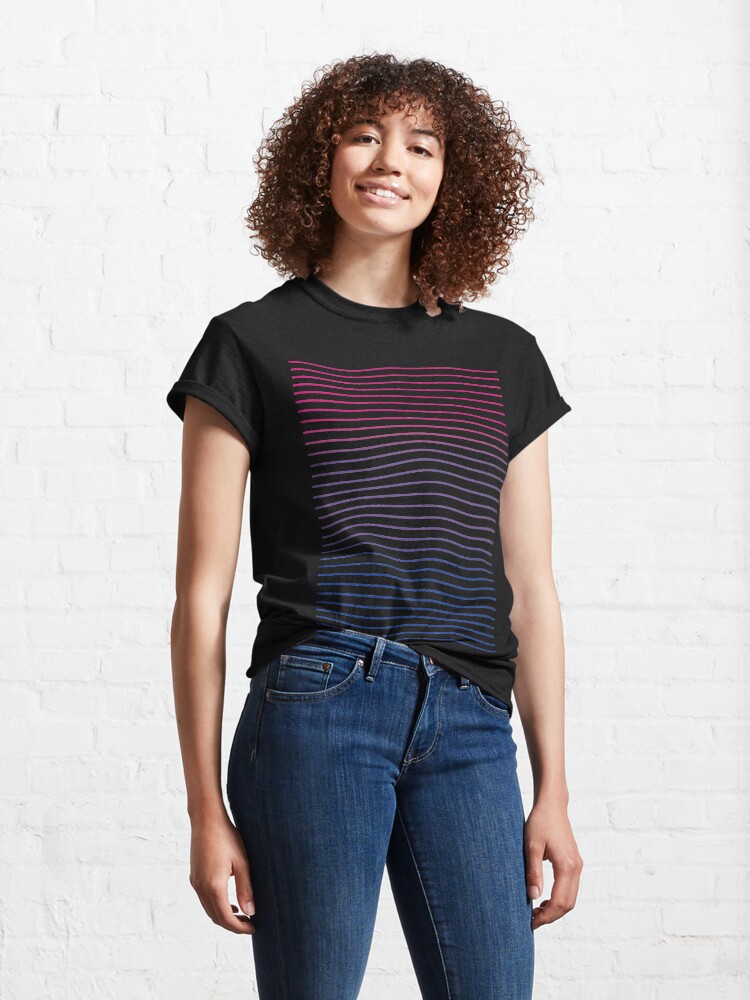 T-shirt classique ''Fierté bisexuelle' : autre vue