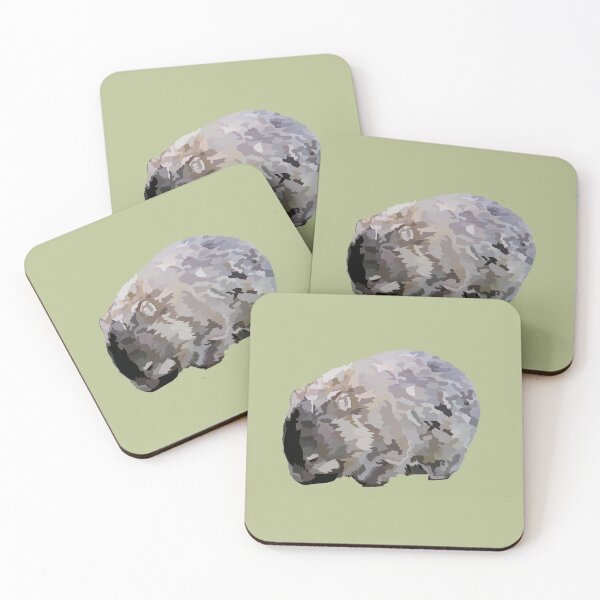 Item preview, Wombat Geometric Art Low Poly designed and sold by Wendy Steinberg Artist.
