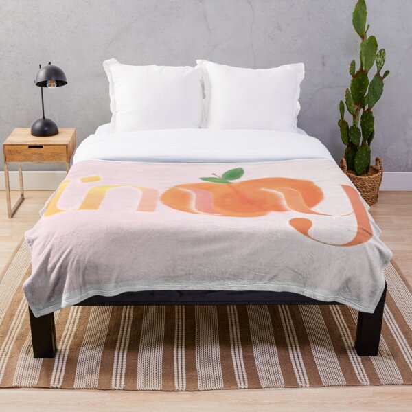I'm Peachy Throw Blanket