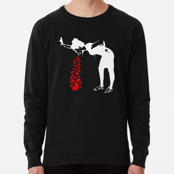 Lovesick - Banksy, Streetart Street Art, Grafitti, Artwork, Design For Men, Women, Kids Lightweight Sweatshirt