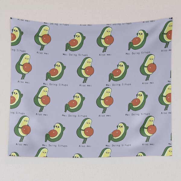 Item preview,  Avocado Sit Ups designed and sold by Huebucket.