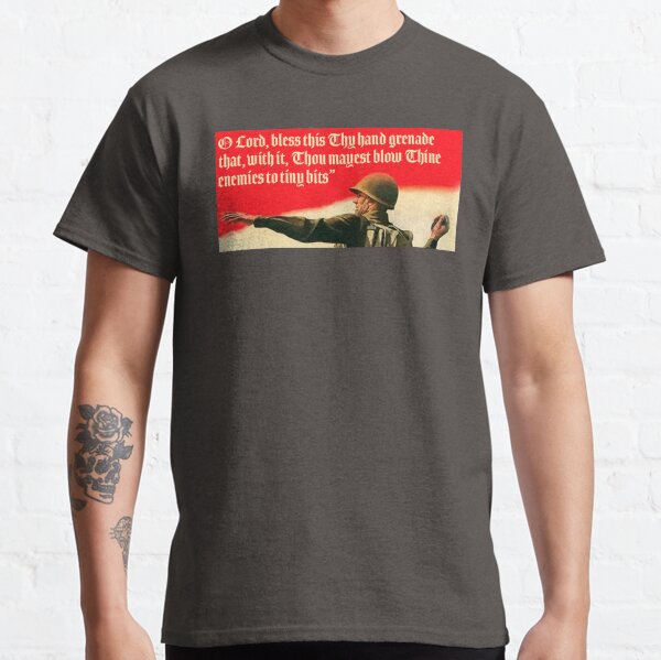 Aperçu de l'œuvre Grenade à main sacrée – Réinventée dans le style de la Seconde Guerre mondiale créée et vendue par MandWthings.
