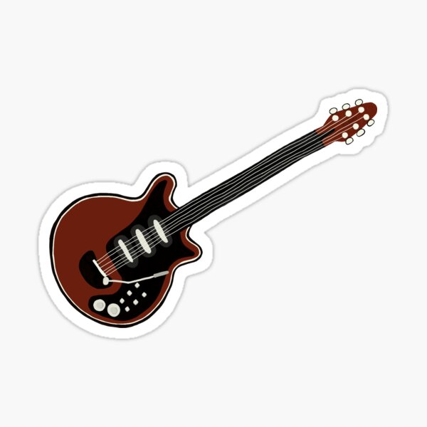 Guitar Music Stickers | Redbubble