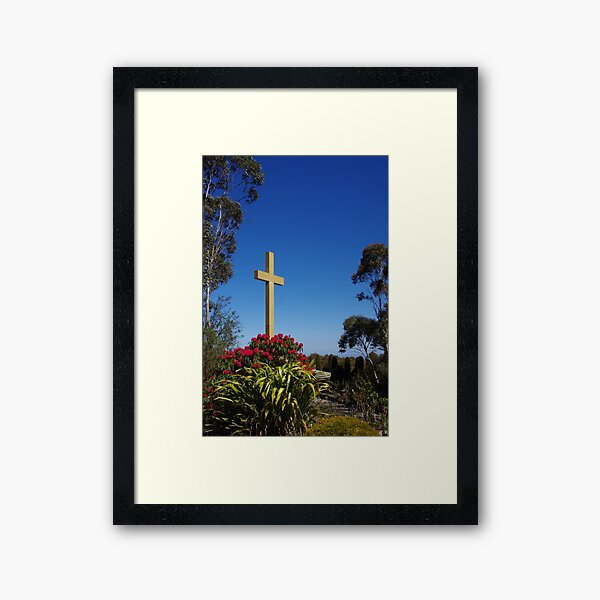 Item preview, War Memorial Cross, Mount Macedon, Australia designed and sold by lezvee.