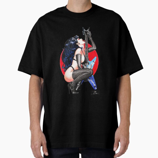 Item preview, Guitar girl black designed and sold by stvkar.