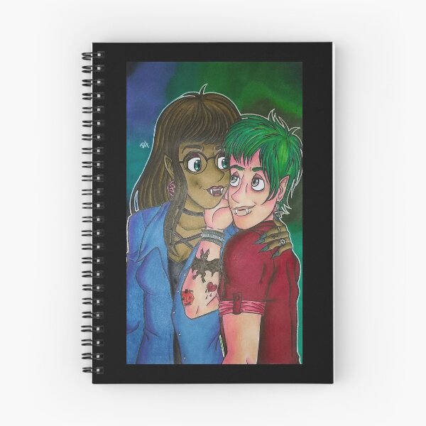 Item preview, Colorful Vampire Couple designed and sold by Paige-Hebert.