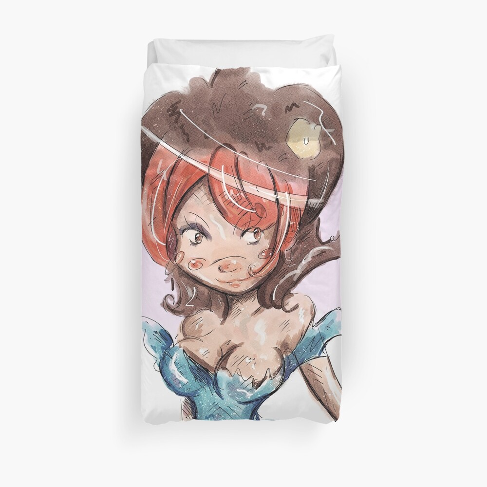 Blue Malice Duvet Cover