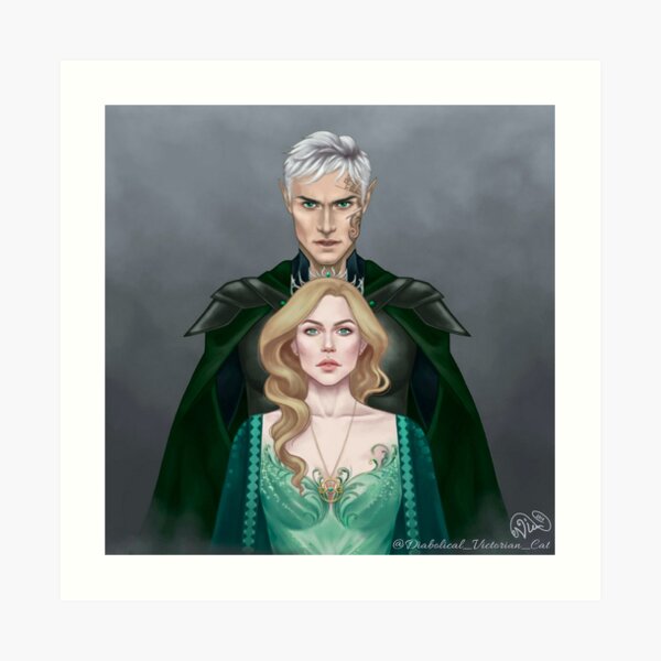 His Fire Heart Art Print