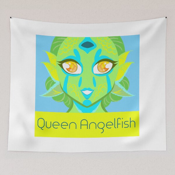 Item preview, Wild Thing: Queen Angelfish designed and sold by AnazenArt.