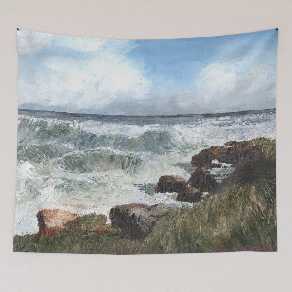 Item preview, The Sea at Kingsbarns designed and sold by Jan Palmer.