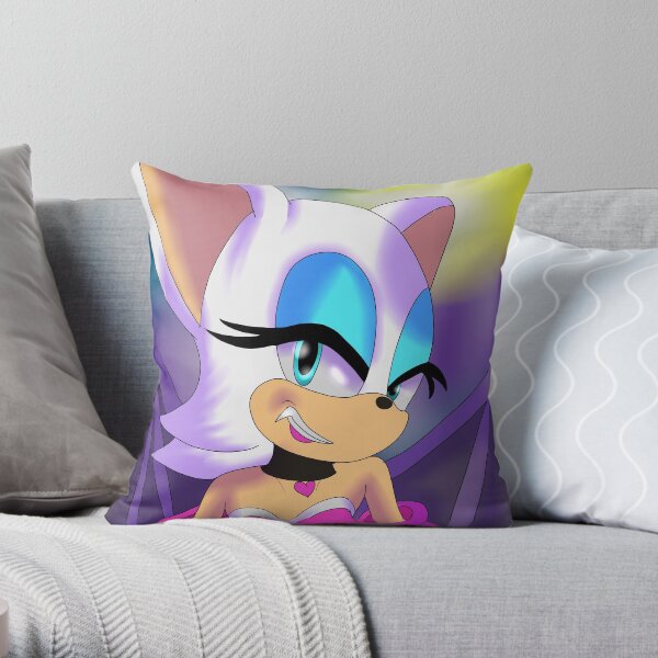 45 x 25cm Original Rouge the Bat Sonic the Hedgehog Novelty Hugging Pillow