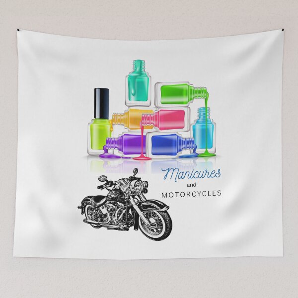 Item preview, Manicures and Motorcycles designed and sold by JenBoyte.