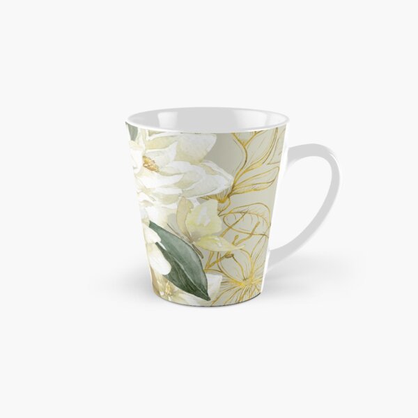 Elegant Magnolias – with a Touch of Gold Tall Mug