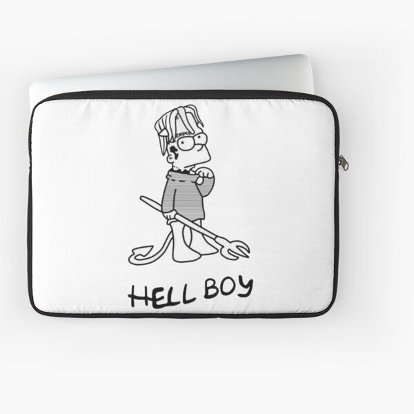 Lil peep and lil tracy hellboy merch sad designe sticker Laptop Sleeve