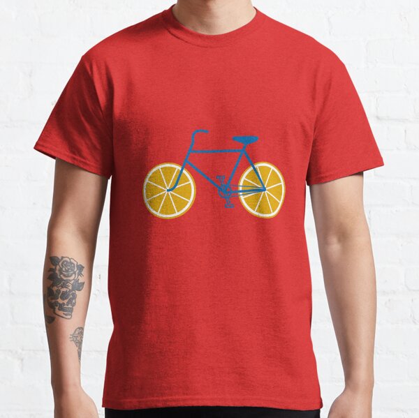 BICICLETA NARANJA Camiseta clásica