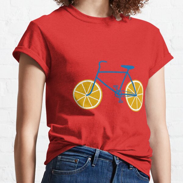 BICICLETA NARANJA Camiseta clásica