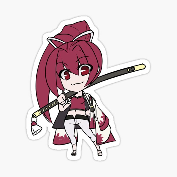 Inori Yuzuriha (Guilty Crown) Sticker for Sale by CherinMew