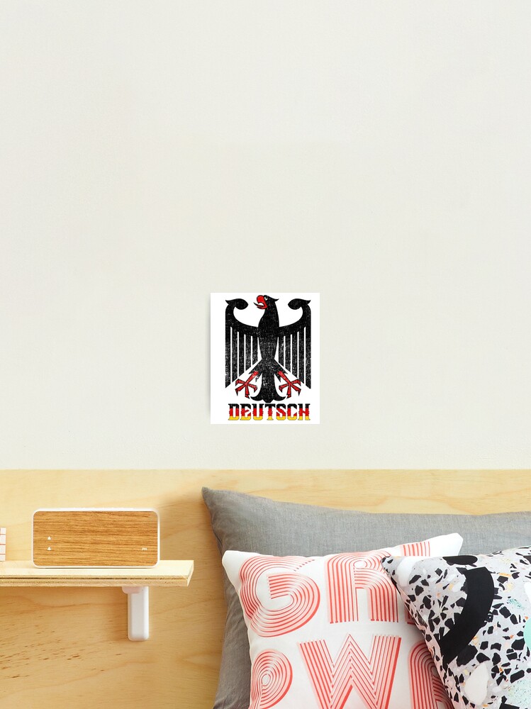 Deutsch Deutschland German Eagle Coat of Arms German Pride Heritage  Photographic Print for Sale by funnytshirtemp