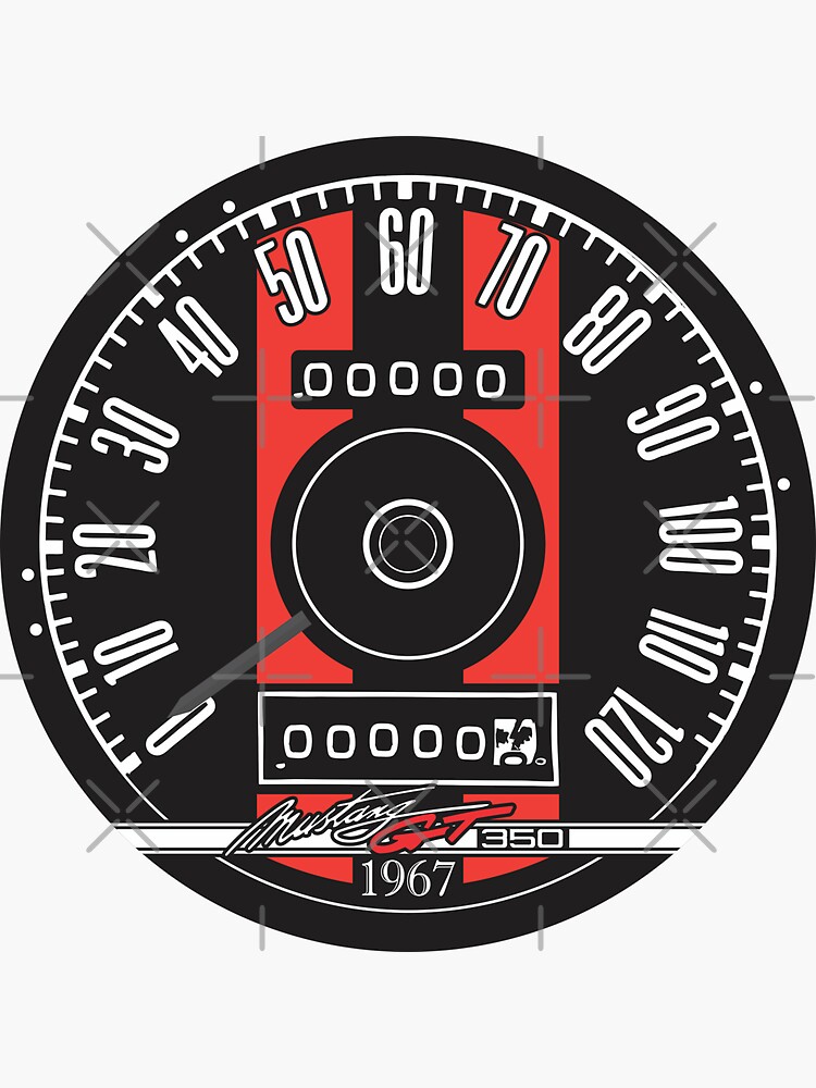 "Shlelby Cobra Gauge RPM Speedometer Ford Classics 350 GT Mustang 1967